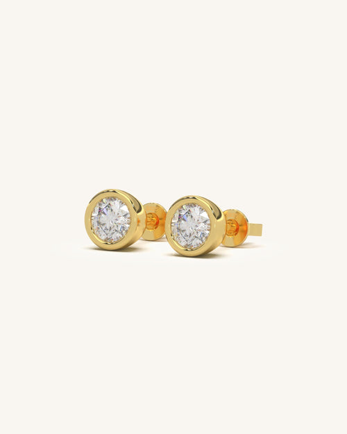 Round Shine Earrings