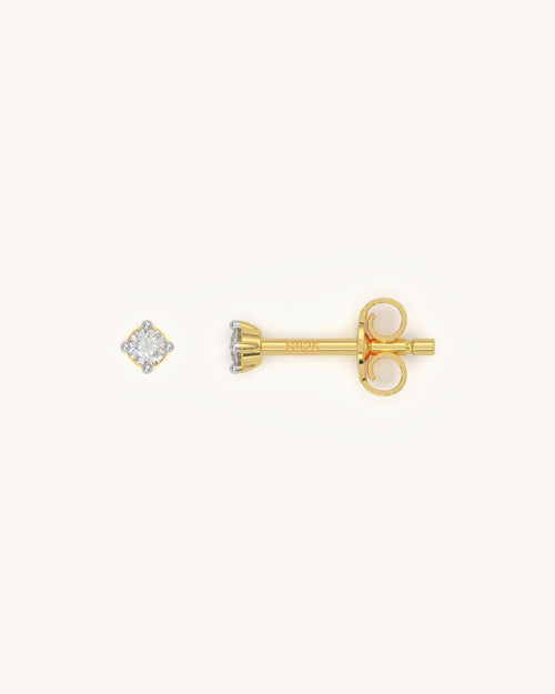 Diamond Dot Earrings