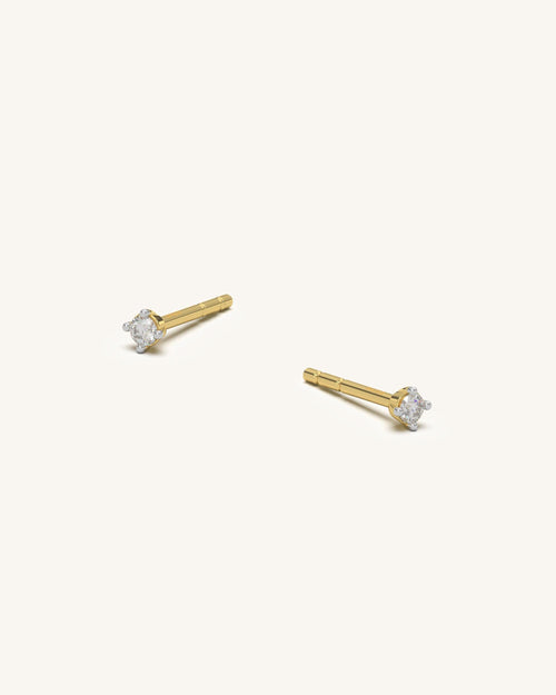 Diamond Dot Earrings