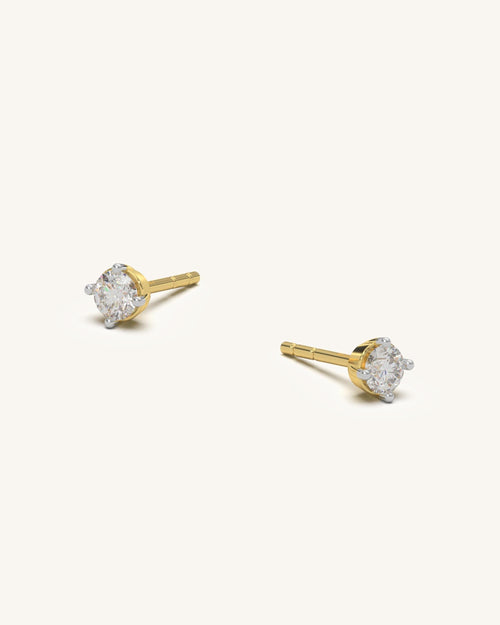 Fine Prong Earrings