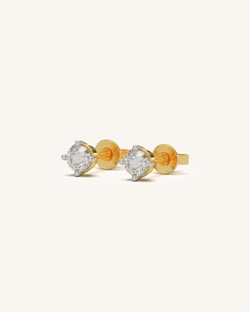 Fine Prong Earrings