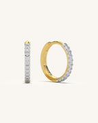 Glam Moissanite Hoops