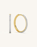 Elegant Shine Hoops