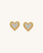 Heartfelt Sparkle Studs