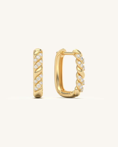 Corded Allure Hoops