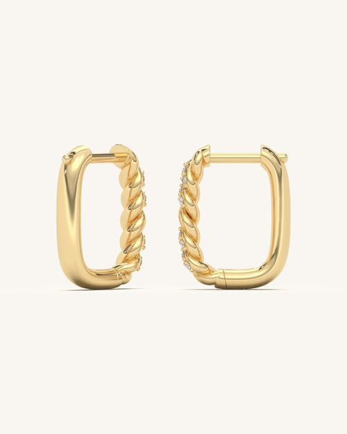 Corded Allure Hoops