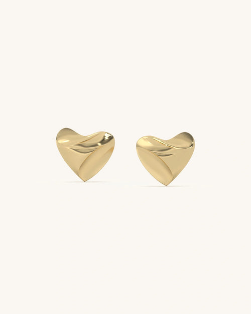 Delightful Heart Studs