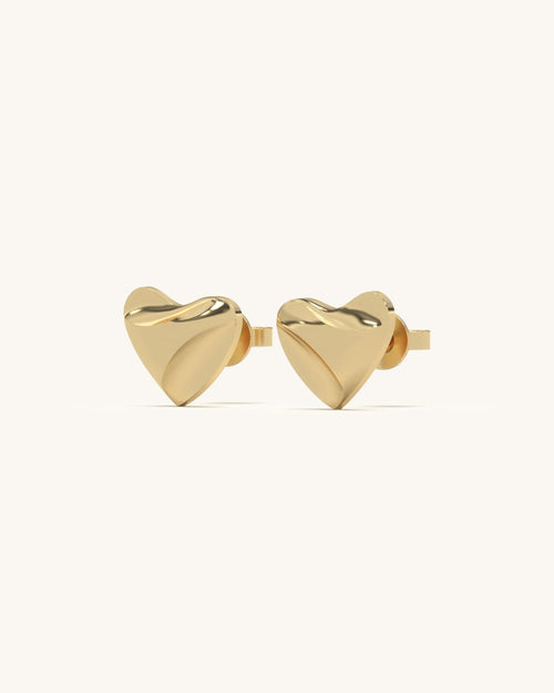 Delightful Heart Studs