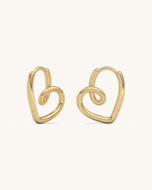 Delicate Heart Hoops