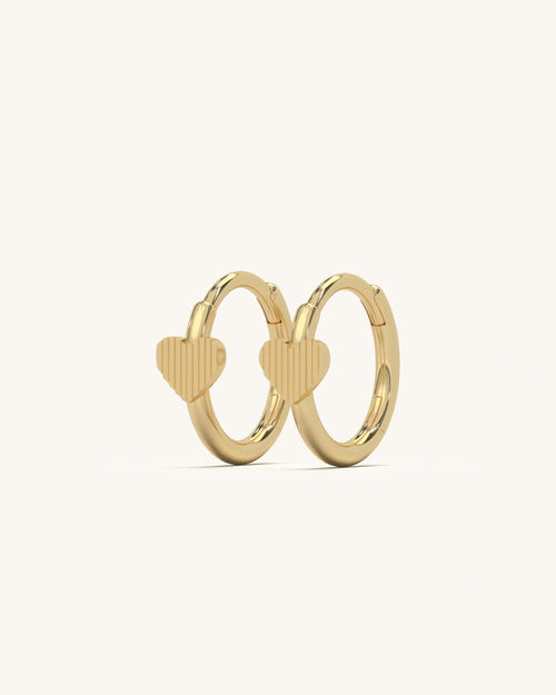 Heart Spark Hoops