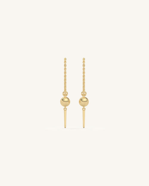 Spike Drop Earrings