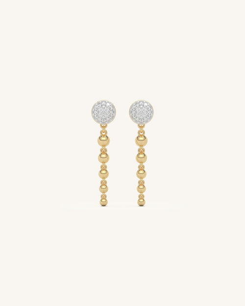Beaded Cascade Earrings