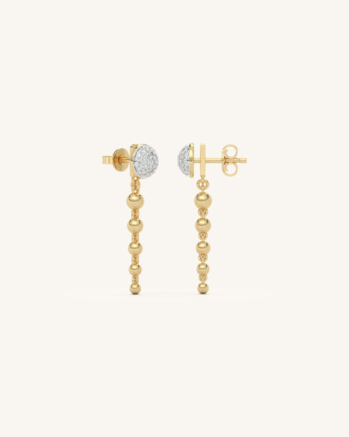Beaded Cascade Earrings