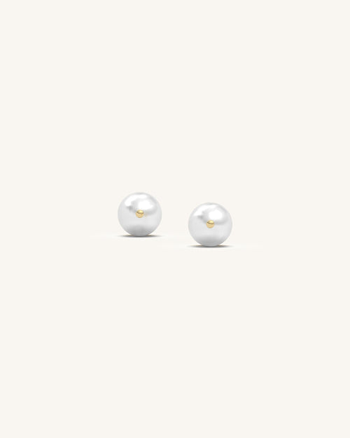 Simple Pearl Earrings