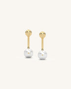 Bar Pearl Earrings