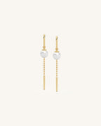 Pearl Chain Earrings