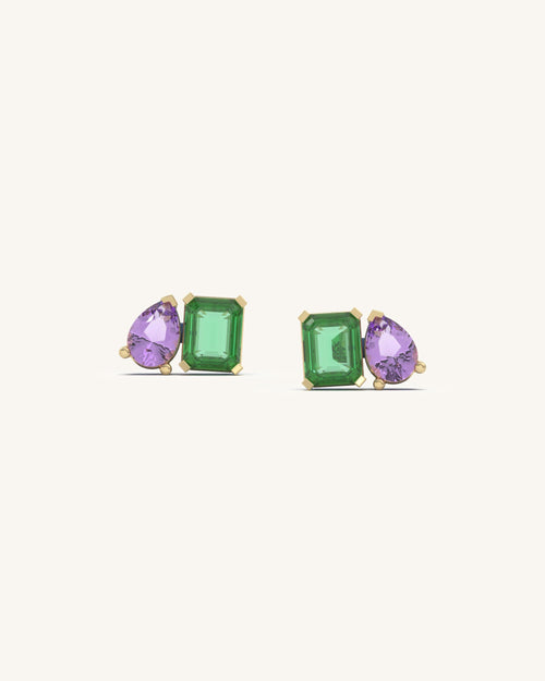 Twin Gem Studs