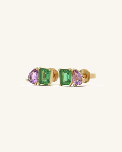 Twin Gem Studs