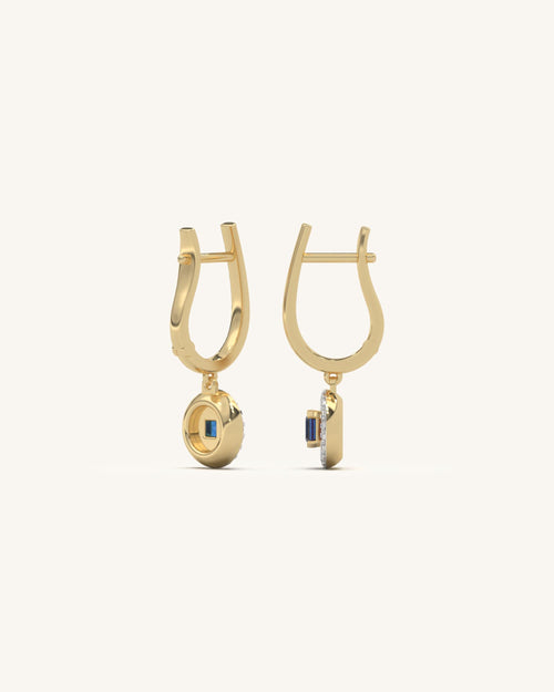 Sunburst Drop Earrings