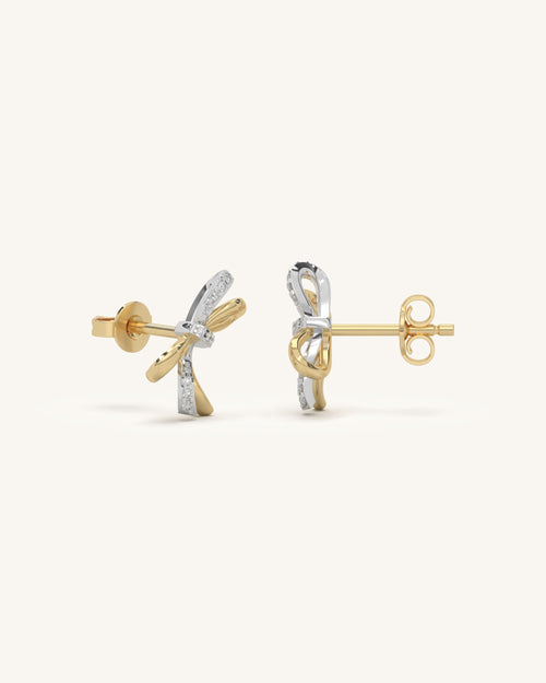 Two Tone Knot Studs
