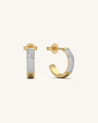 Tiny hoop earrings