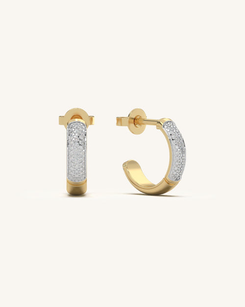 Tiny hoop earrings