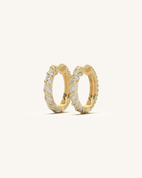 Rope Hoop Earrings