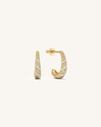 Chunky Twist Hoops
