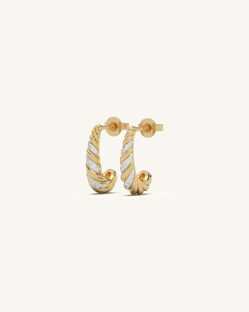 Chunky Twist Hoops