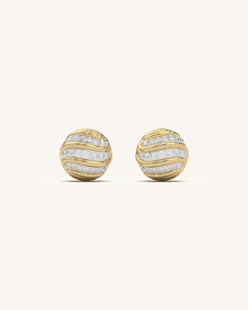 Wave Stud Earrings