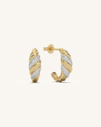 Swirl Gold Earrings