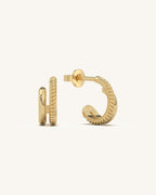 Mini Twist Hoops
