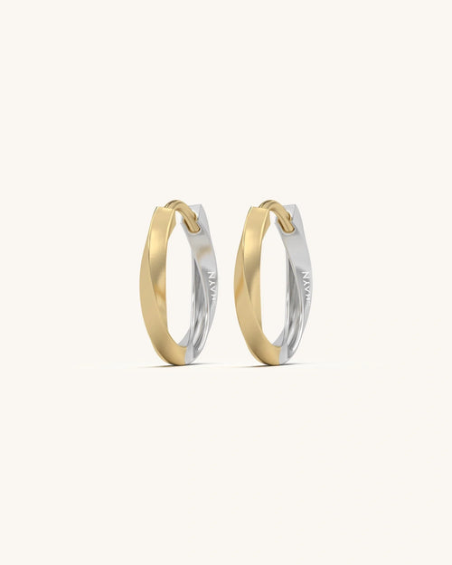 Twist Huggie Earrings