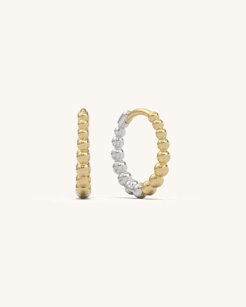 Beaded Loop Huggies