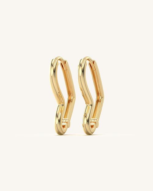 Angular Heart Hoops