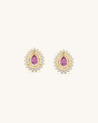 Royal Teardrop Shine Studs