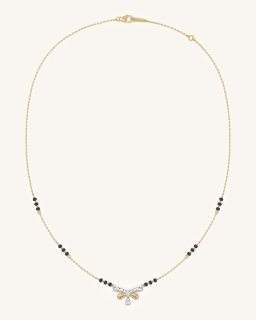 Mangalsutra Bow Necklace