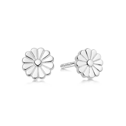Recycled Silver Stud Earrings