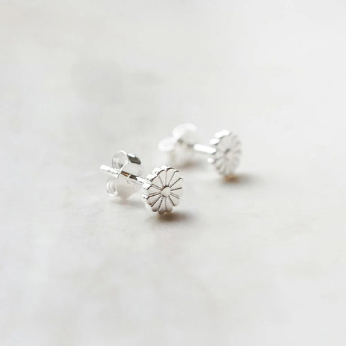 Recycled Silver Stud Earrings