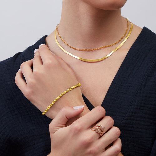Herringbone Chain Necklace