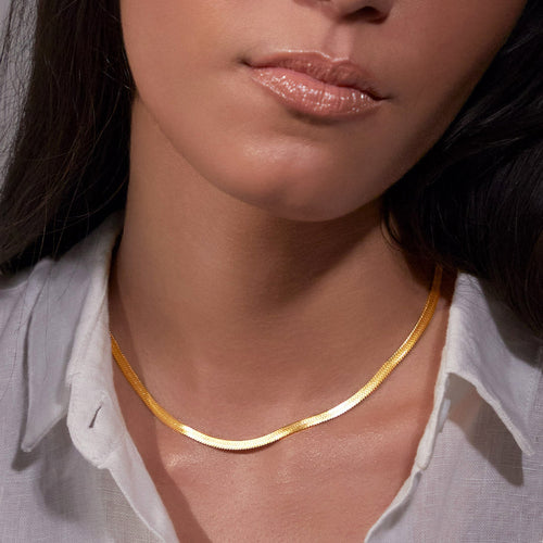 Herringbone Chain Necklace