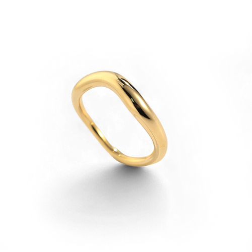 Sculptural Wavelength Ring