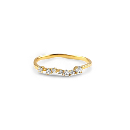 Shimmer Diamond Ring