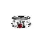 Dandelion Birthstone Spinning Fidget Ring
