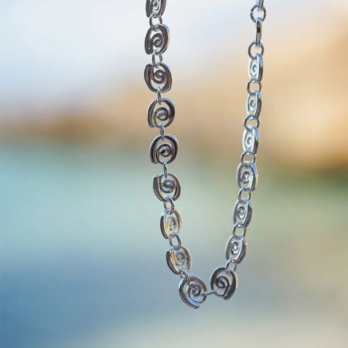 Spiral Chain Necklace