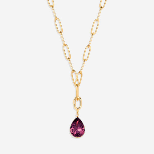 Teardrop Birthstone Charm