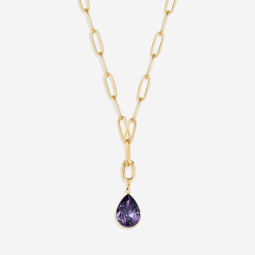 Teardrop Birthstone Charm
