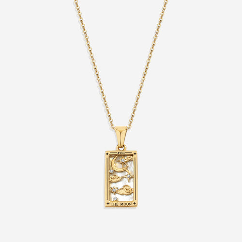 The Moon Tarot Necklace
