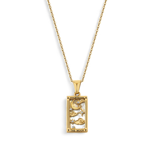 The Moon Tarot Necklace