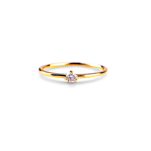 Tiny Diamond Ring